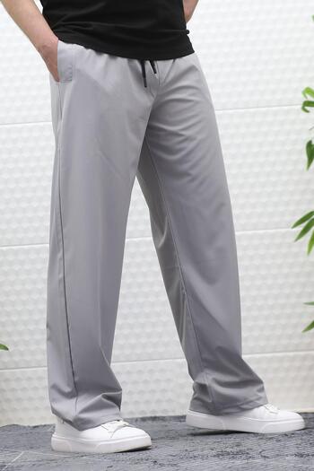 WAFRA Men's Baggy Trousers - Lycra, Straight Leg, Parachute Fabric