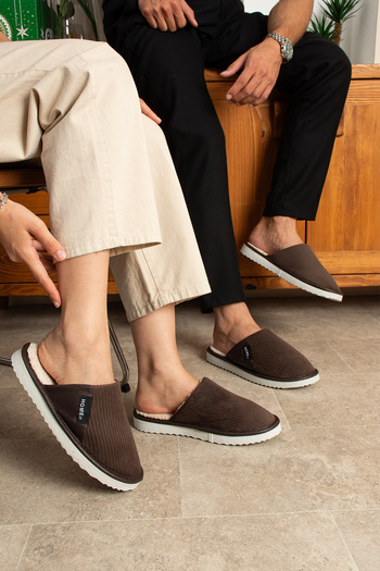 MODA Velvet Leather Demand House Slippers - Comfortable and Stylish (Narrow Fit)