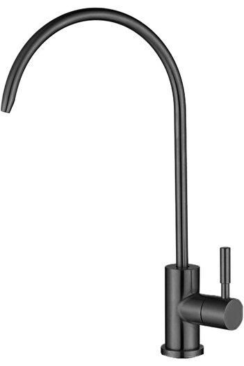 Sanlux Matte Black Kitchen Faucet, Modern Design, Filtered Water Faucet, VST3
