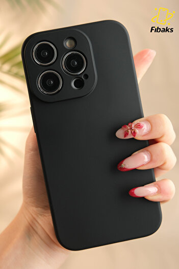 Fibaks Apple iPhone 13 Pro Max Compatible Case Launch Velvet Camera Protected Soft Silicone