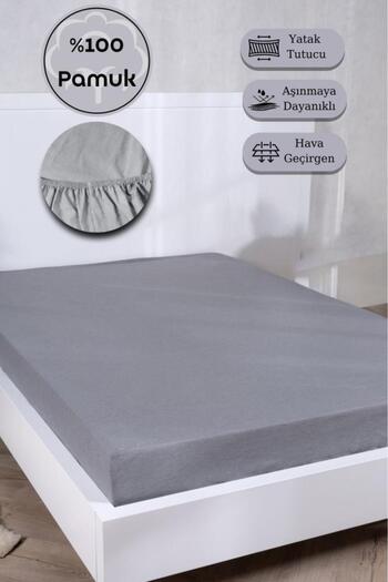 MODALİN Fitted Sheet Double Size – 180X200+30 cm – Matriss