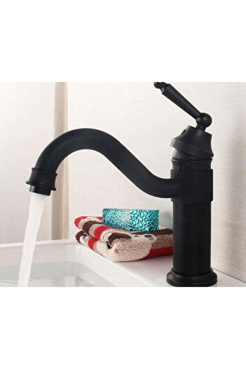 Sanlux RoyalBronze Basin Faucet – Vintage Elegance, Black, VST29