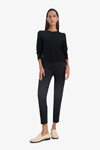 DeFacto Pantaloni Valentina Tigarette Satin - Picior Drept