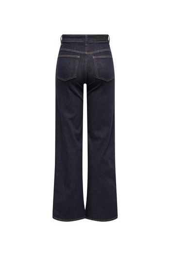 ONLY High Waist Wide Leg Regular Dark Blue Women's Denim Pants Onlmadison Blush Hw Wide Dnm Rea024