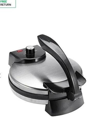 Bonjour Electric Tortilla Maker Stainless Steel Non-Stick Roti Maker Machine