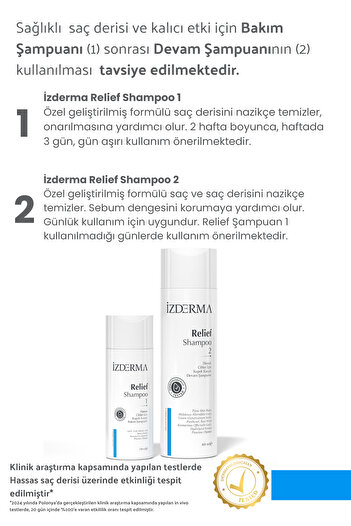 izderma Relief Kepek, Kızarıklık, Kaşıntı Ve Pullanma Karşıtı 3'lü Set