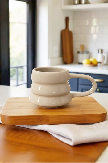 FH finehome Elly Pine Mug Beige 225 ml