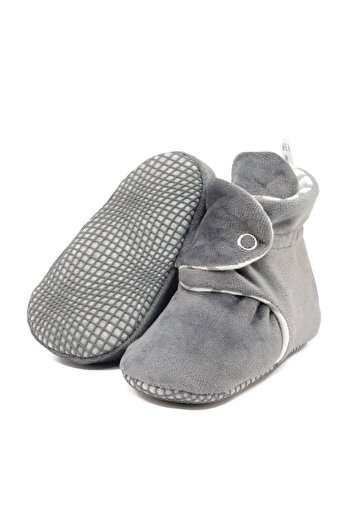 Ella Bonna Non-Slip Sole, Organic Cotton Velvet, Newborn, Ilkadım, Baby Home Boots