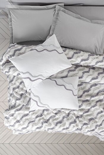 Cotton Box Eldon Gray Bonny Double Pique Set