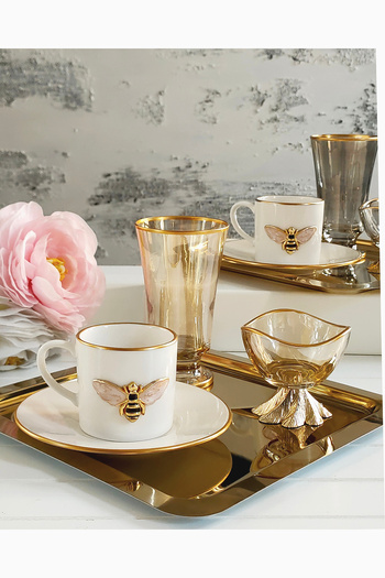 REGNA HOME Fine Living Paradise Tray 10 Piece Coffee Set Mix