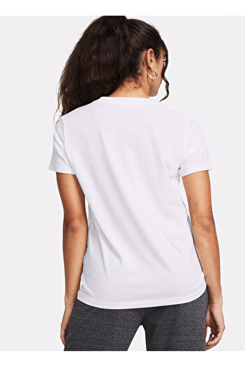 Under Armour Campus Core Γυναικείο T-Shirt με λευκό στρογγυλό λαιμό