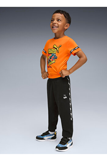 Puma Black Boy's Sweatpants with Normal Leg 63239701-Puma X Hot Wheels Sweatpan