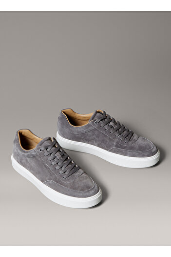 Calvin Klein Antrasit Erkek Günlük Ayakkabı CLEAN CUP LOW LACEUP OXF SU