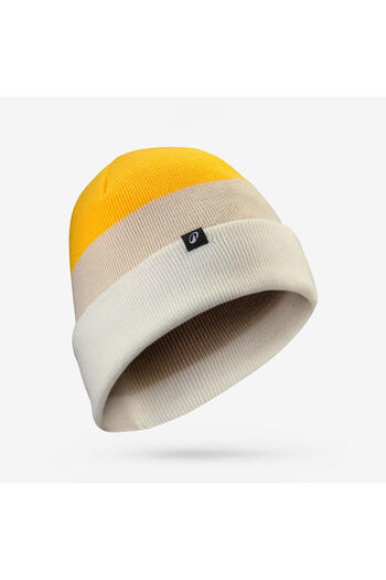 Decathlon Wedze Adult Cuffed Beanie - Tricolor - Rider 500