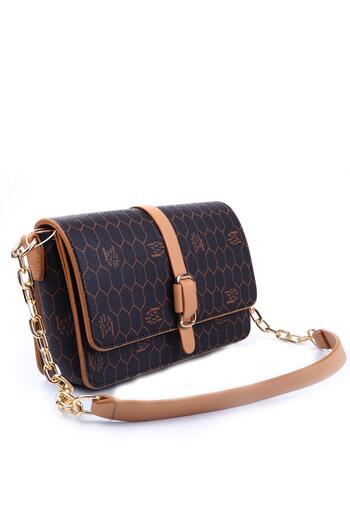 Levidor 930088 Women's Printed Hand & Shoulder Bag