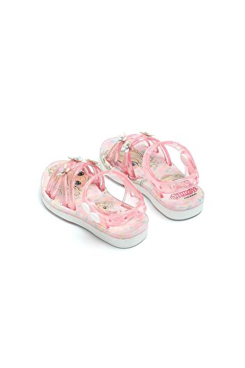 GEZER 00105 Yazlık Kaydırmaz Taban Kız Bebe Sandalet