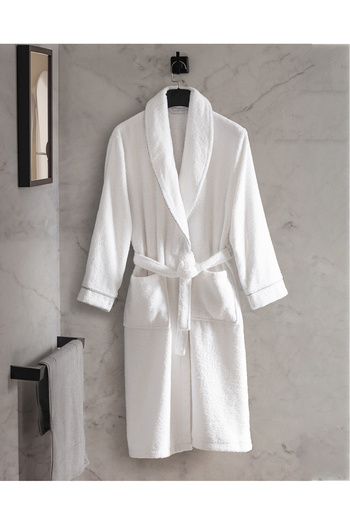 Madame Coco Celestiel Unisex-Bademantel mit Schalkragen
