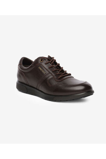 Greyder Men's Brown Genuine Leather Comfort Shoes 5K1Fa10201