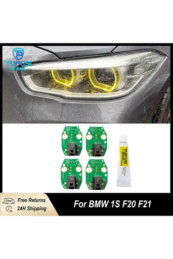 Choice Yellow yellow Yellow Angel Eyes DRL Boards For 2016 2017 2018 BMW 1 series F20 F21 LCI LED Headlight