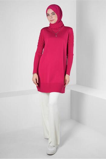 Alvina THROAT COLLAR TRICK TUNIC 44006