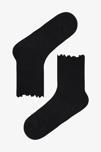 Penti 2 Pairs of Modal Blend Classic Ruffle Socks