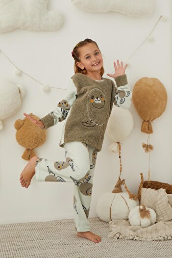 RAPAPA Girl's Welsoft Fleece Pajama Set 42233
