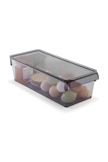 Prima Nova Bathroom and Kitchen Organizer with Transparent Black Cover - Shelf Ps 360*150*100 mm