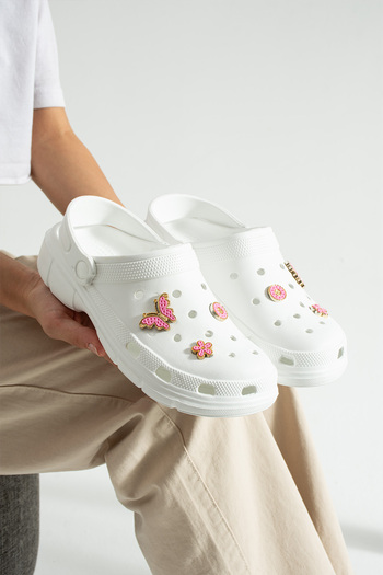 LUCKY COLLECTİON Papuci mari cu talpa confortabila