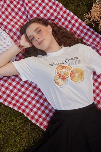 Buly Natural Citrus Printed t Shirt