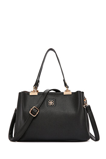 Derimod Women's Black Long Strap Shoulder Bag 25Wbd2625Ft