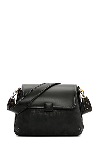 Derimod Women's Black Long Strap Crossbody Bag 25Abd210614