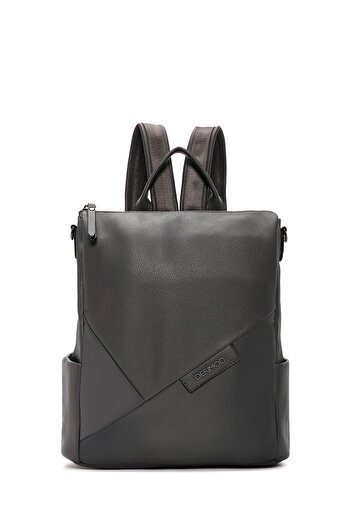 Derimod Women's Gray Long Strap Casual Backpack 25Wbd250214