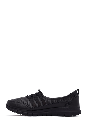 Derimod Women's Black Leather Comfort Loafer 25Afd500818