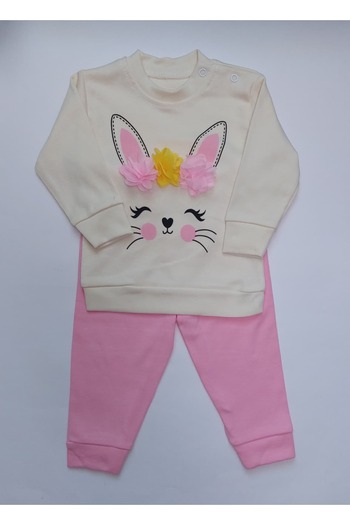 BABY WEAR Rabbit Printed Baby Set