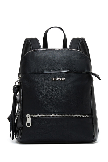 Derimod Women's Black Casual Backpack 25Wbd2500Ft