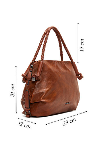 Derimod Women's Tan Casual Shoulder Bag 25Wbd263118