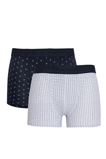 Tudors Men's Boxers - 2-piece Cotton and Lycra Flexible Fabric