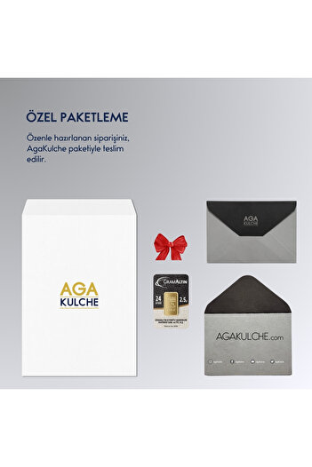 İar AgaKulche 2,5 gr 995 24 Ayar Külçe Altın