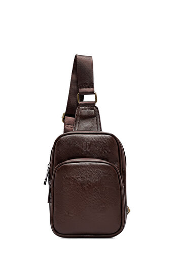 Derimod Men's Brown Mini Crossbody Bag 25Sbd300518