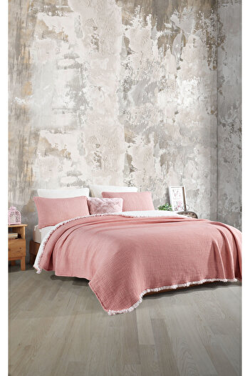 destinyhometex Single Tile Muslin Quilt - 6 Layers, 170X230