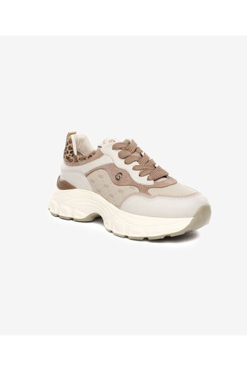 Greyder Women's Off-White Genuine Leather Sports Shoes 5K2Sa33950