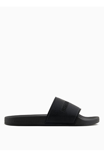Armani Exchange Чоловічі капці з логотипом на нековзкій підошві XV795 Slippers XUP017
