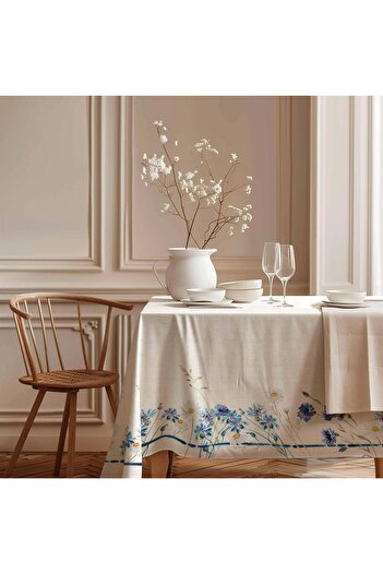 Markaev Spring Tablecloth Cotton Table Cover Msaort0014