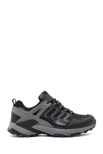 Derimod Dry Men's Black Laced Waterproof Outdoor Shoes 24Wfd 694614