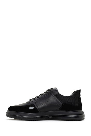 Derimod Men's Black Lace-Up Leather Sneaker 24Sfd641914