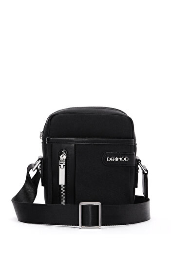 Derimod Men's Black Crossbody Bag 22Wbd32026F