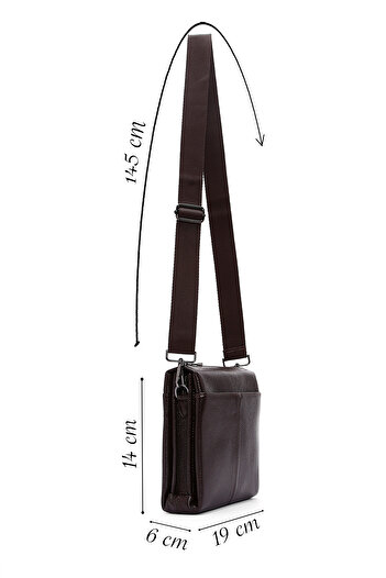 Derimod Men's Brown Crossbody Bag 23Sbd3102Ft