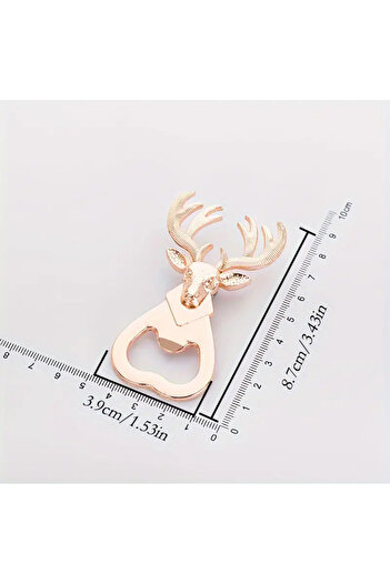 Purple Adv New Year Deer Bottle Opener