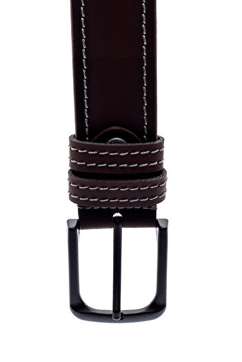 Derimod Men's Brown Leather Belt 000A2D1228218