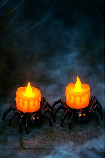 BeySüS Halloween Işıklı Örümcek 2 li